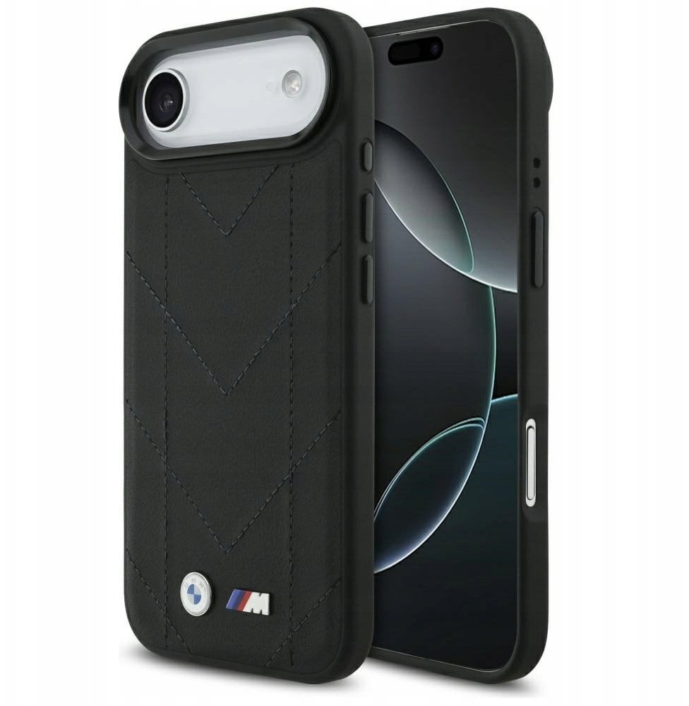 BMW Case M Quilted Logo MagSafe for iPhone 17 Air black