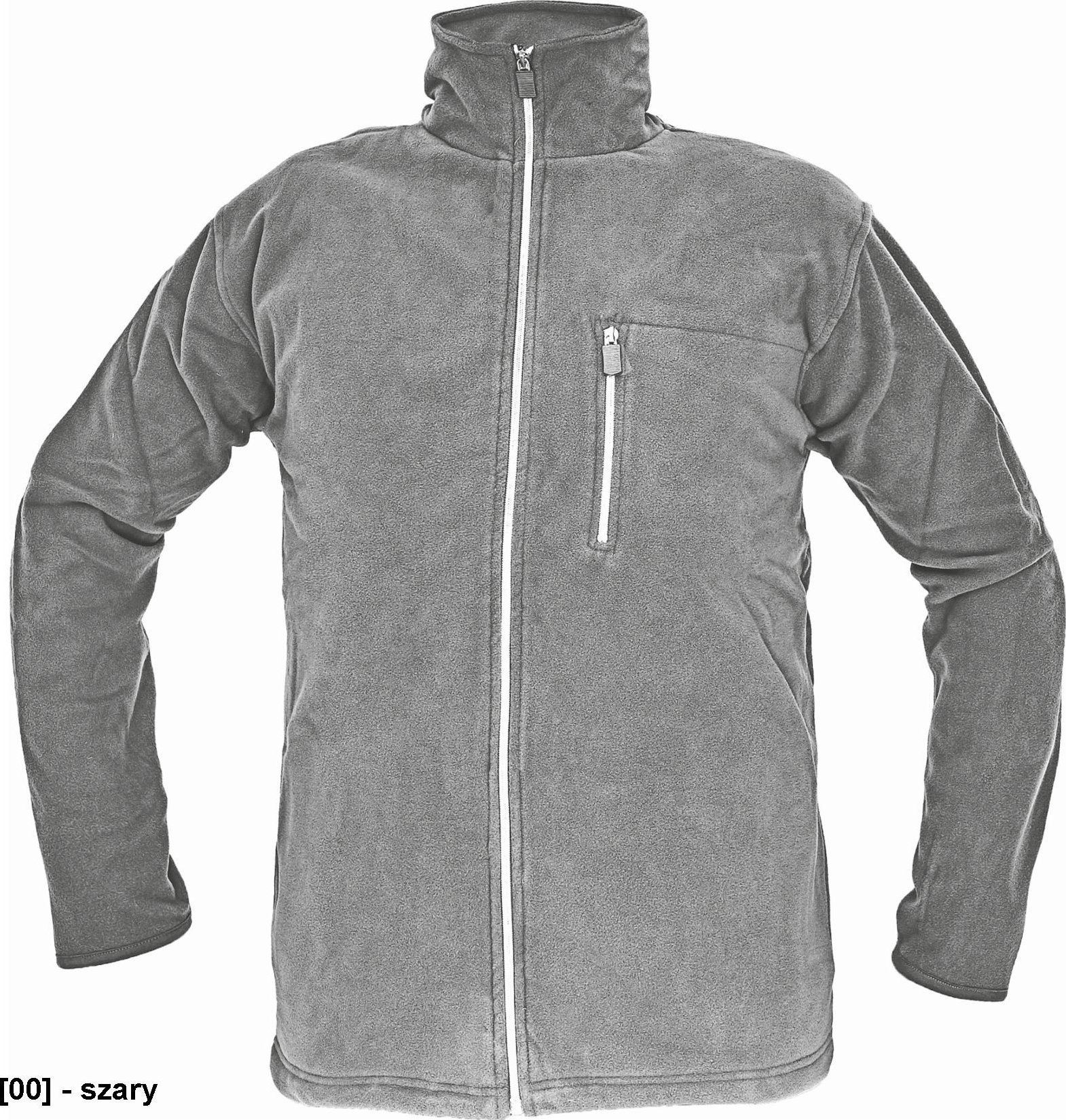 CERVA KARELA polar unisex - ciemnozielony XS