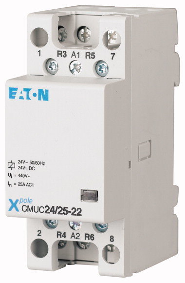 Eaton Stycznik modułowy CMUC24/25-04 25A 0Z 4R 24V AC/DC 137404