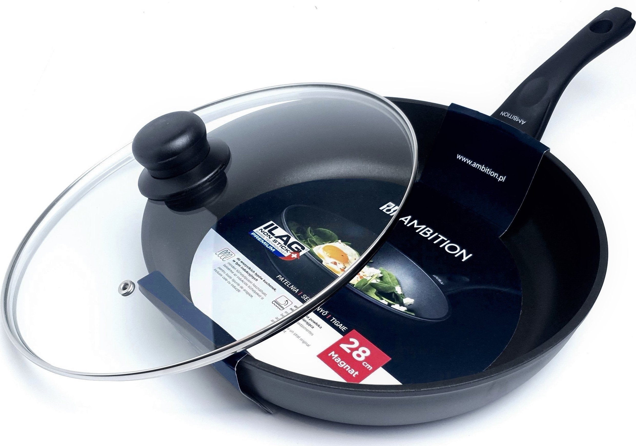 Patelnia Ambition ILAG 28cm 2szt.