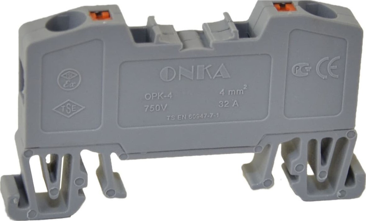 ONKA Elektrik Złączka uniwersalna sprężynowa OPK 4mm2 szara T0-1512