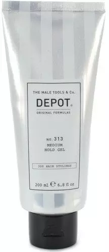 Depot, 300 Hair Stylings No. 313, UV Filter, Hair Styling Gel, Definition & Control, Medium Hold, 200 ml For Men