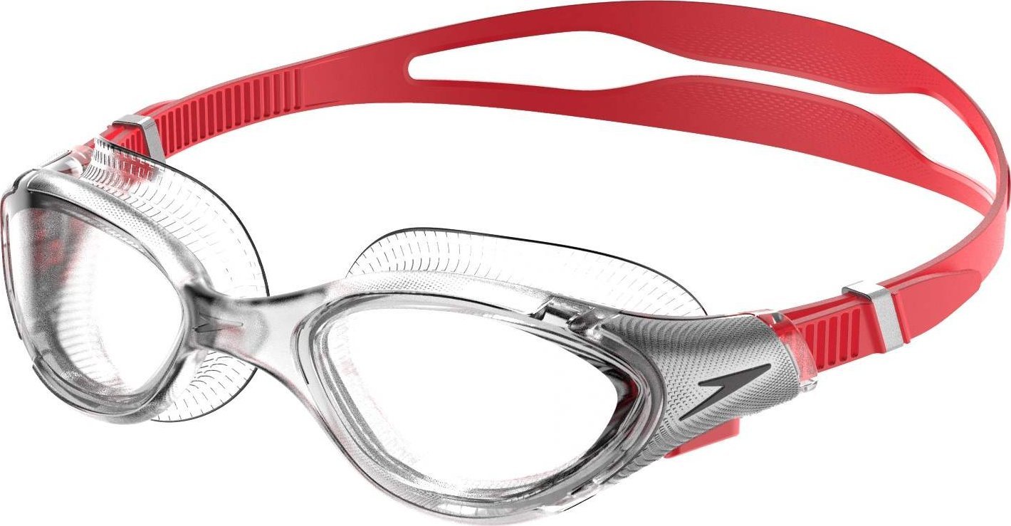 Speedo Okulary Pływackie na Basen Speedo Unisex Biofuse 2.0 Silver Red
