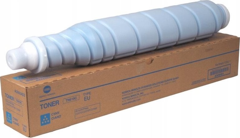 Toner Konica Minolta KonicaMinolta Toner TN-619C for AcurioPress C3070/C3080 BizhubPress C3070/C3080/C3080dx cyan (A3VX455)
