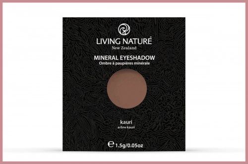 Living Nature 100% naturalny cień Kauri brązowy satynowy Living Nature