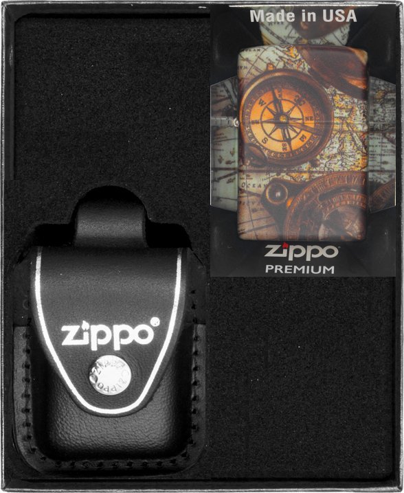 Zestaw ZIPPO Zapalniczka COMPASS Prezentowy No3