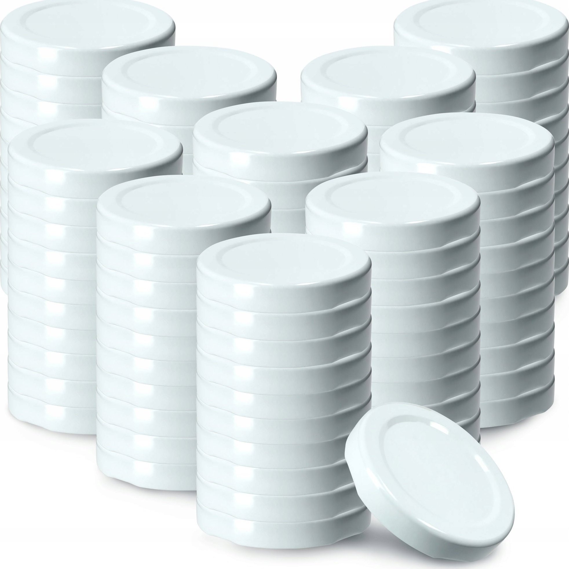 Kadax Zakrętki Do Słoików Butelek Wieczka 100 szt fi 53