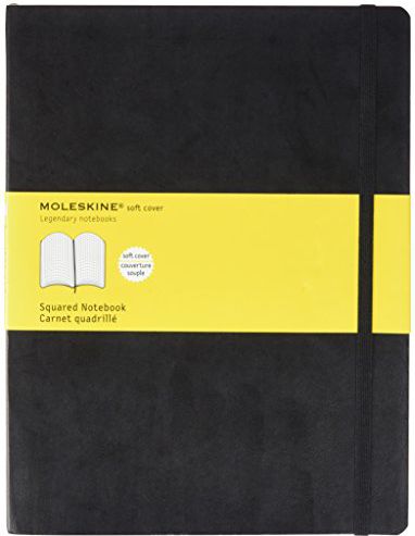 Moleskine Notes XL w kratkę czarny