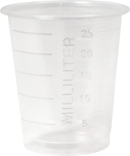 Medicinbæger 30 ml PP Eco Klar,100 ps x 90 stk/krt