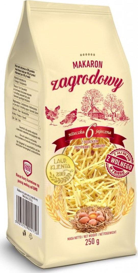 ARC-POL Makaron Zagrodowy 6 jajeczny niteczka 250 g