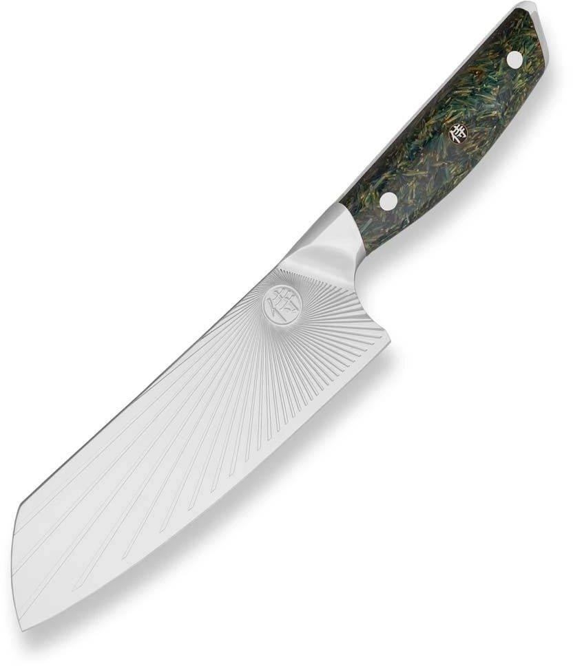 Nóż Dellinger SANDVIK NORTHERN SUN Santoku 185 mm K-H171 Green