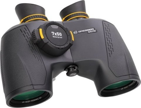 Lornetka Bresser Lornetka Bresser Nautic 7x50 WPC II gen. z kompasem i podziałką odległości
