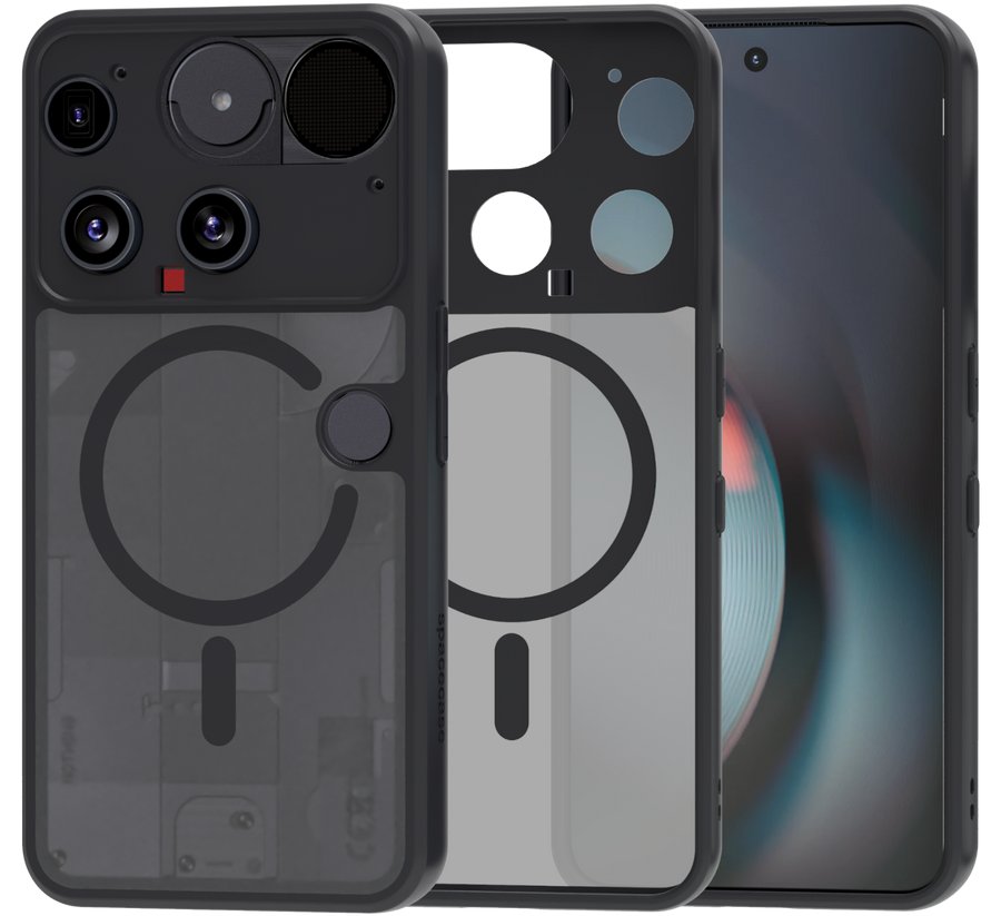 Spacecase Etui Hybrid Mag Nothing Phone (3) black standard