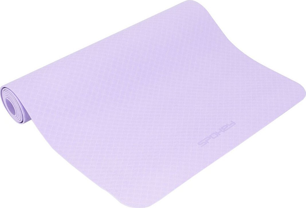 Spokey Mata treningowa Mandala 183 cm x 61 cm x 0.4 cm fioletowa