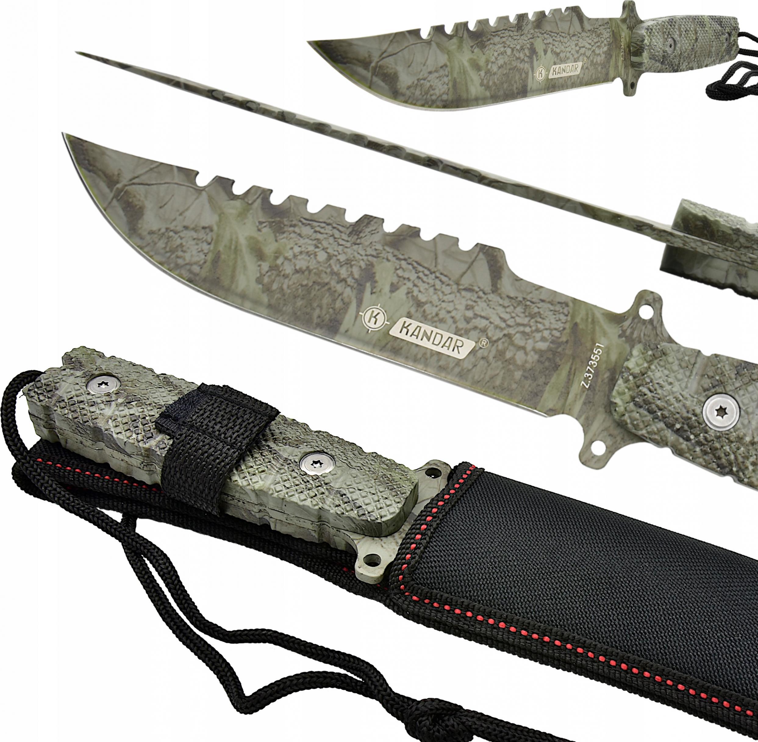 Kandar Nóż Taktyczny Wojskowy Survival Pokrowiec