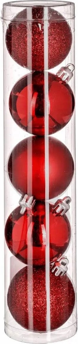 Atmosphera Bombki o różnym wykończeniu, Ø 5 cm, 5 szt.