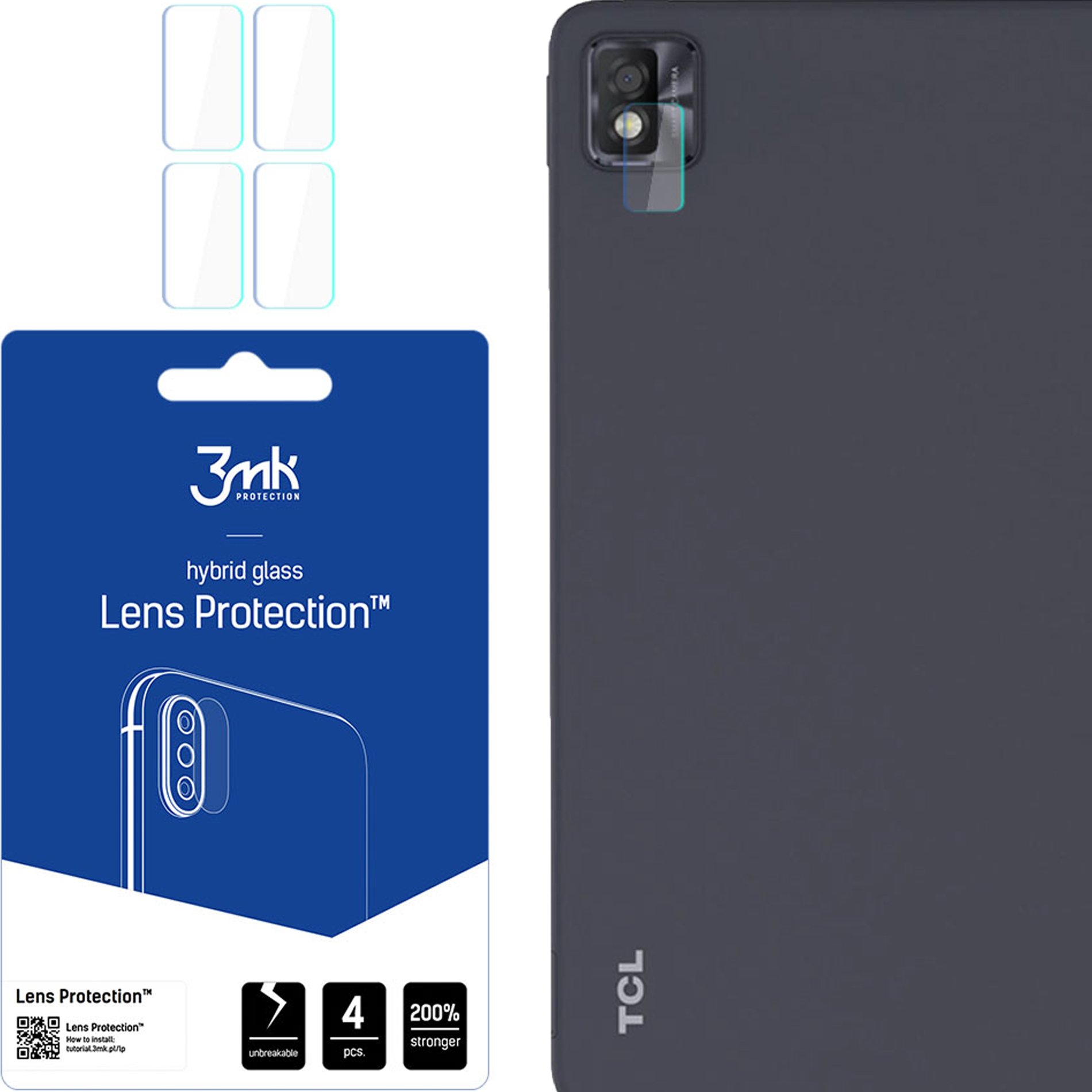 TCL TAB 10S - 3MK LENS PROTECTION
