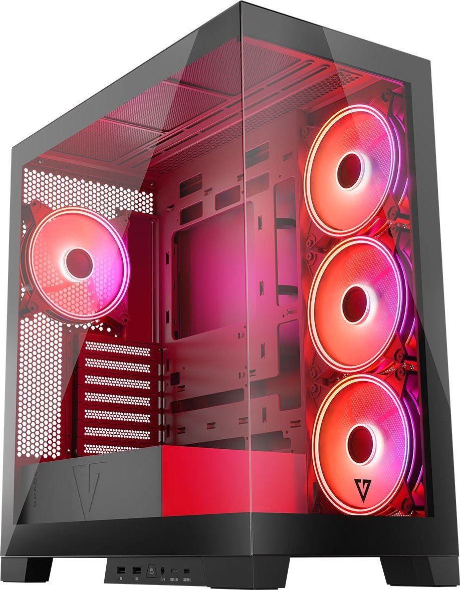 Obudowa Modecom Volcano Space Apex ARGB czarna (AT-SPACE-PG-10-000000-0002)