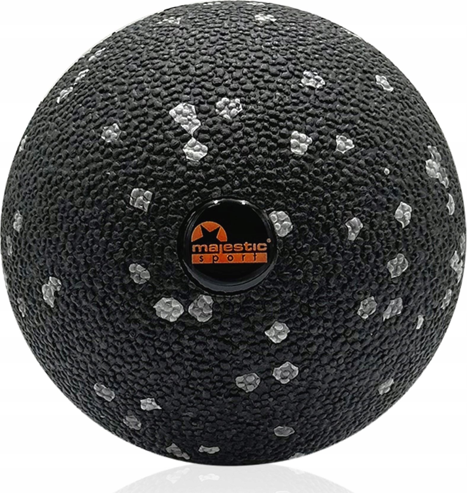 Piłka do masażu Majestic Sport TENSO MONO 8 cm czarno-szara