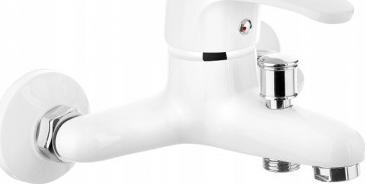 Bateria wannowa Kuchinox Bateria wannowa prysznicowa ścienna Kakadu biała