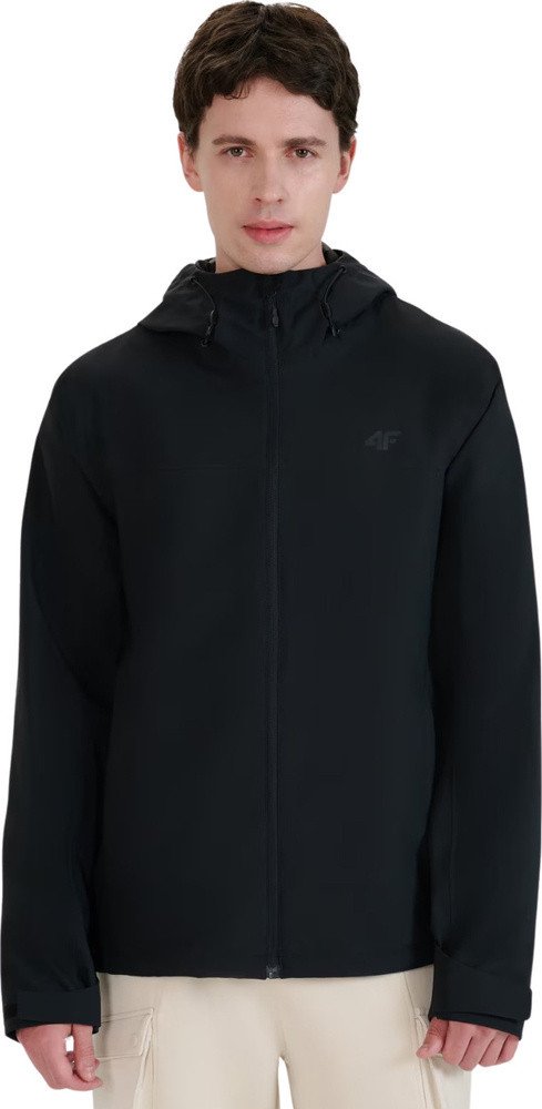 Kurtka męska techniczna 4F M703 czarna 4FWSS25TTJAM703 20S S