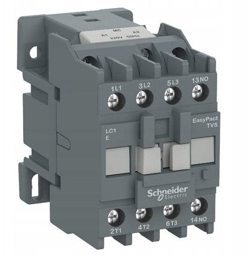 Stycznik Schneider LC1E2510P7 TVS 3P 25A AC3 11KW 230V AC 1NC szary