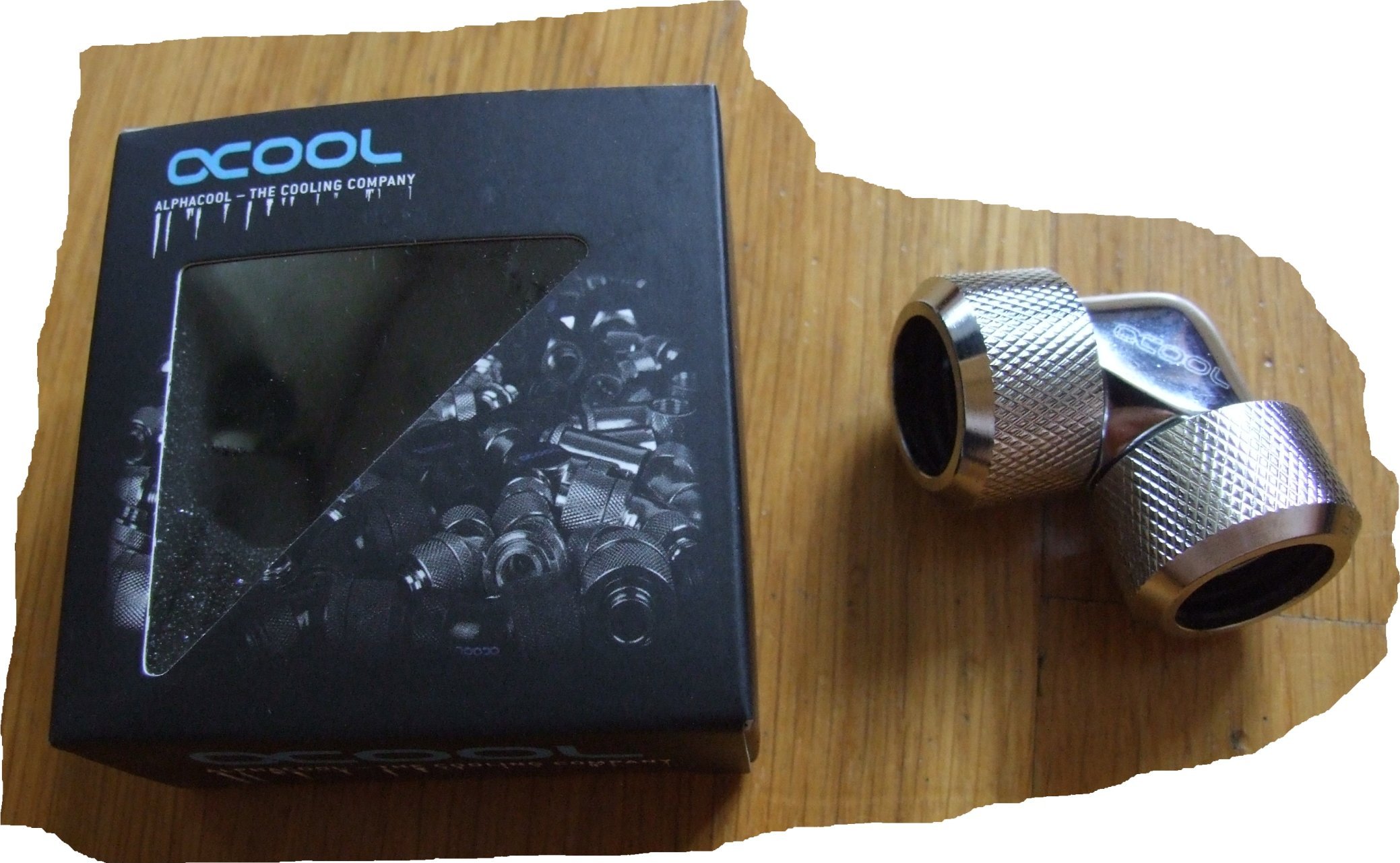Alphacool Alphacool Eiszapfen Adapter 90 Grad 16mm AD auf 16mm AD Hardtube