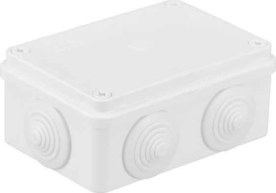 Pawbol sp. z o.o. Puszka n/t hermetyczna 120x80x50 6 dławików IP55 biała S-BOX 206B