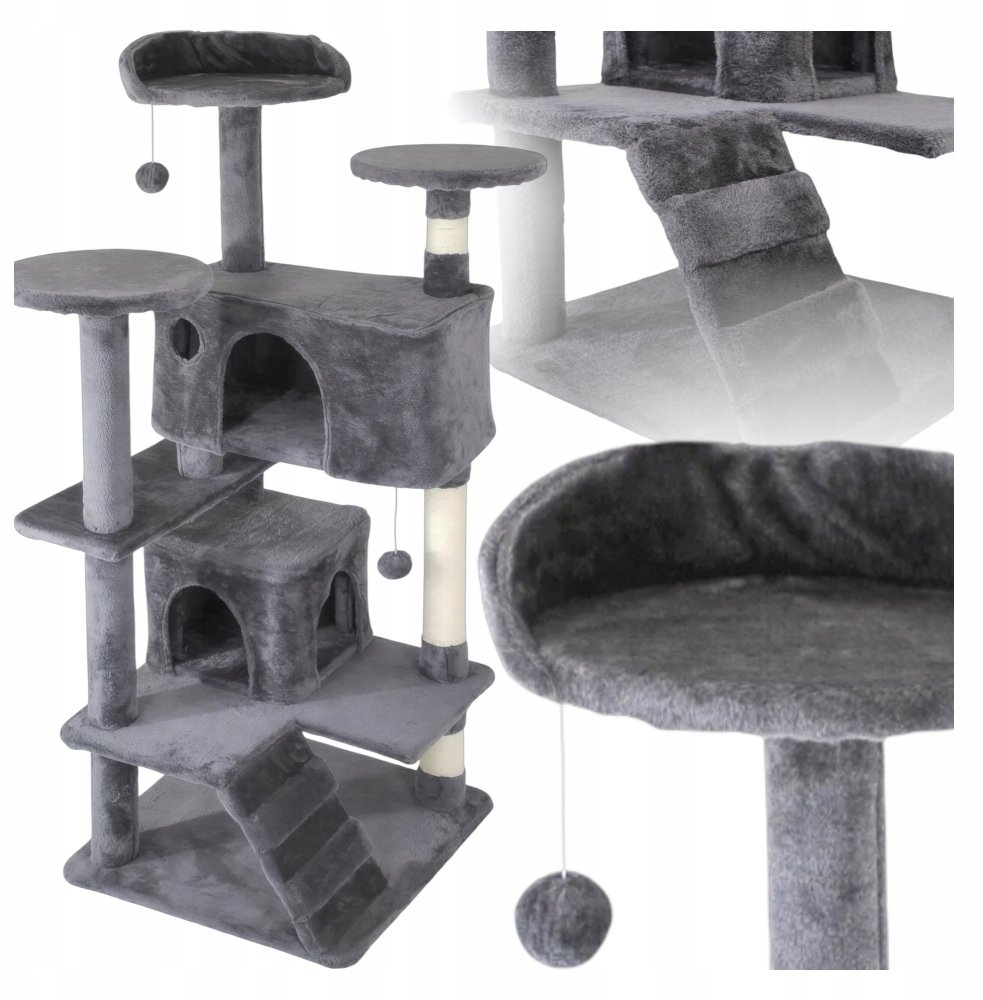 DRAPAK DLA KOTA LEGOWISKO DOMEK 130CM KANZA