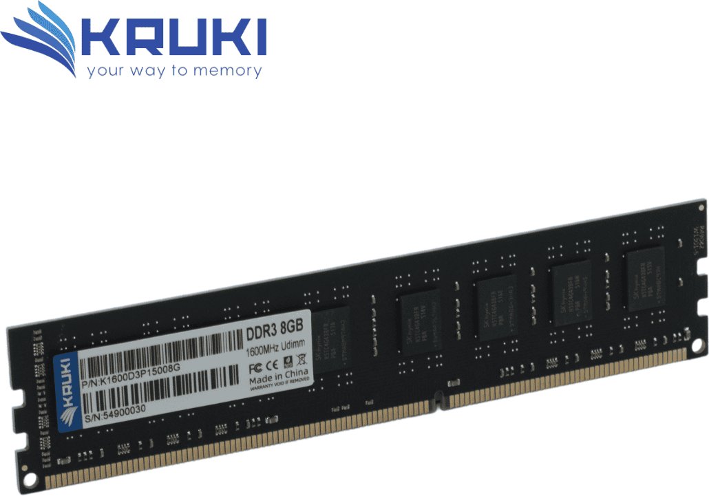 Pamięć Kruki DDR3 8GB Udimm 1600MHz 1.5V