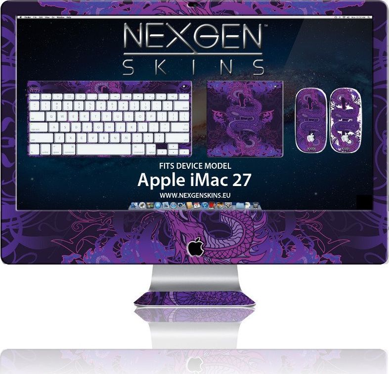 Nexgen Skins Zestaw skórek na obudowę z efektem 3D iMac 27 (Serpentine 3D)