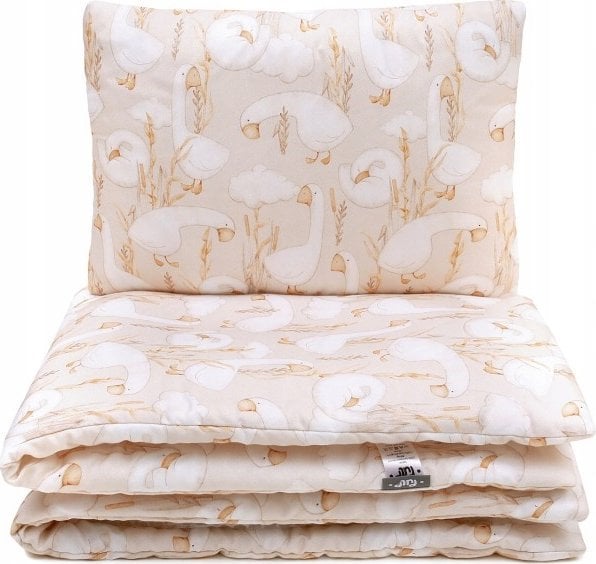 Pulp PULP-KOMPLET POŚCIELI BAMBUSOWEJ 100X135CM GĄSKI
