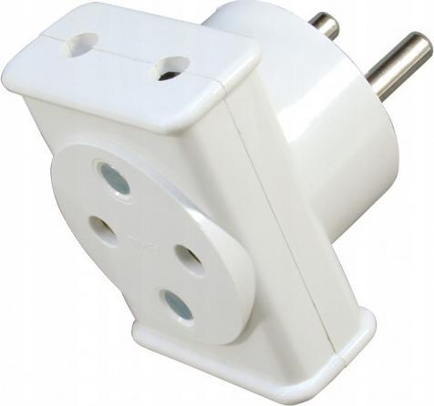 Elcan Rozgałęźnik elektryczny złodziejka potrójny 3x2P