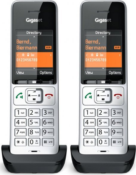 Telefon stacjonarny Gigaset Gigaset COMFORT 500HX duo silver-black