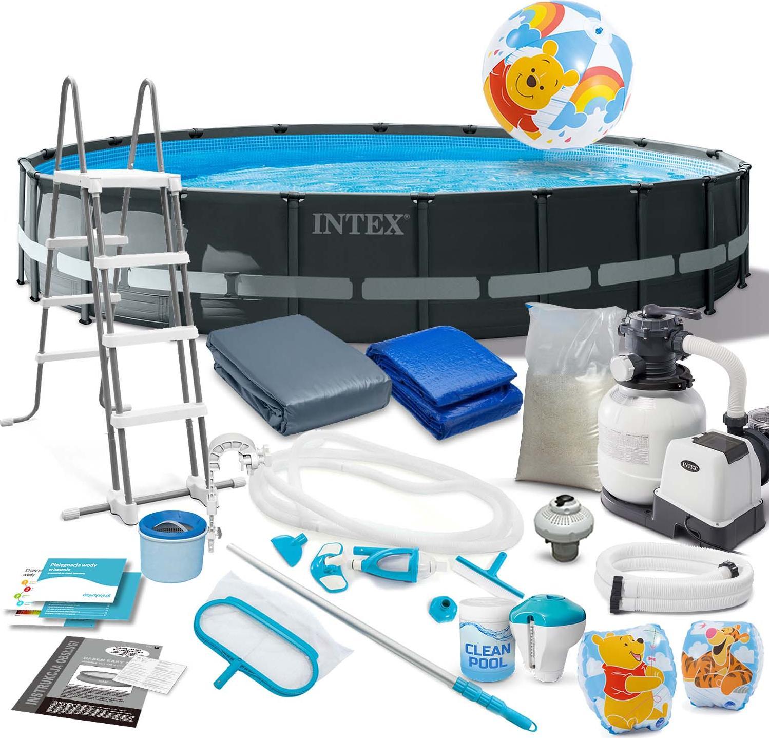 Intex Basen stelażowy 610cm 20w1 (26334)