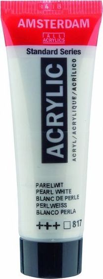 Artequipment Farba akrylowa TALENS SPECIALITIES AMSTERDAM 120ml 817 PERL WHITE uniw