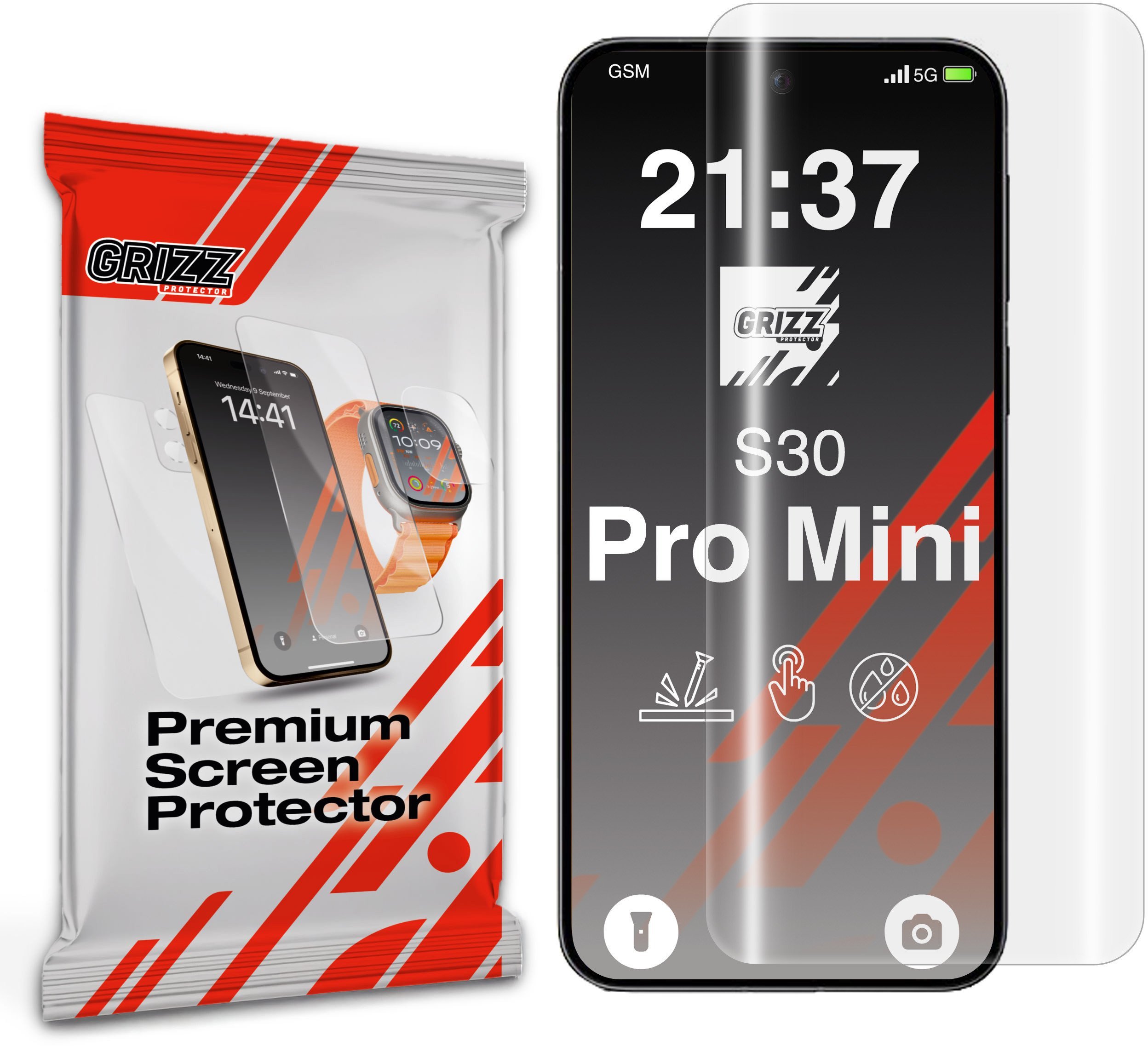 Folia hydrożelowa GrizzGlass Hydrofilm do Vivo S30 Pro mini