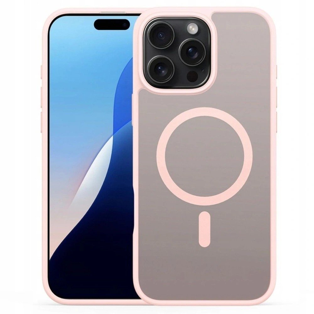 Etui Magnetyczne Magsafe DuxDucis Yind do iPhone 16 Pro Max, różowe