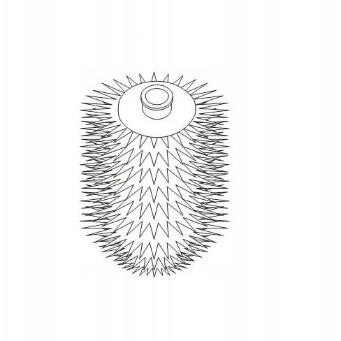 STELLA CLASSIC GLOWKA DO SZCZOTKI WC 07.432 BIEL