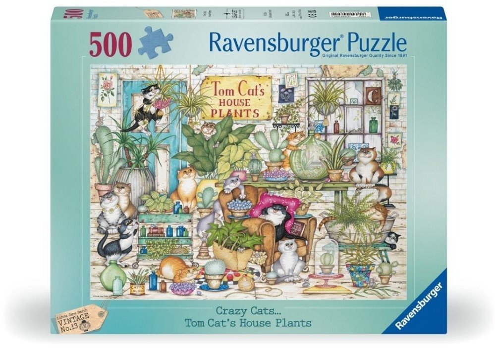 Puzzle 2D: Crazy Cats 500el