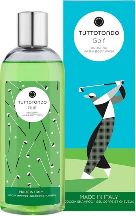 Acqua Di Parma Tuttotondo, Golf Boosting, Shower Gel & Shampoo 2-In-1, 100 ml For Men