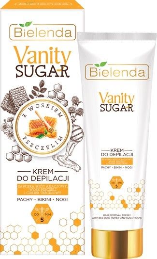 Bielenda Bielenda Vanity Sugar Cukrowy Krem do depilacji - bikini,pachy,nogi 100ml