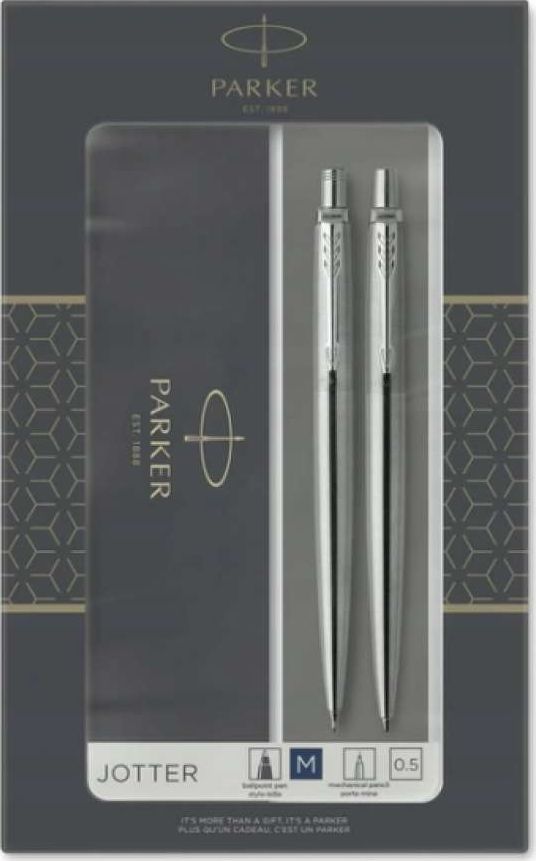 Parker ZESTAW DŁUGOPIS+OŁÓWEK JOTTER STAL CT 2093256