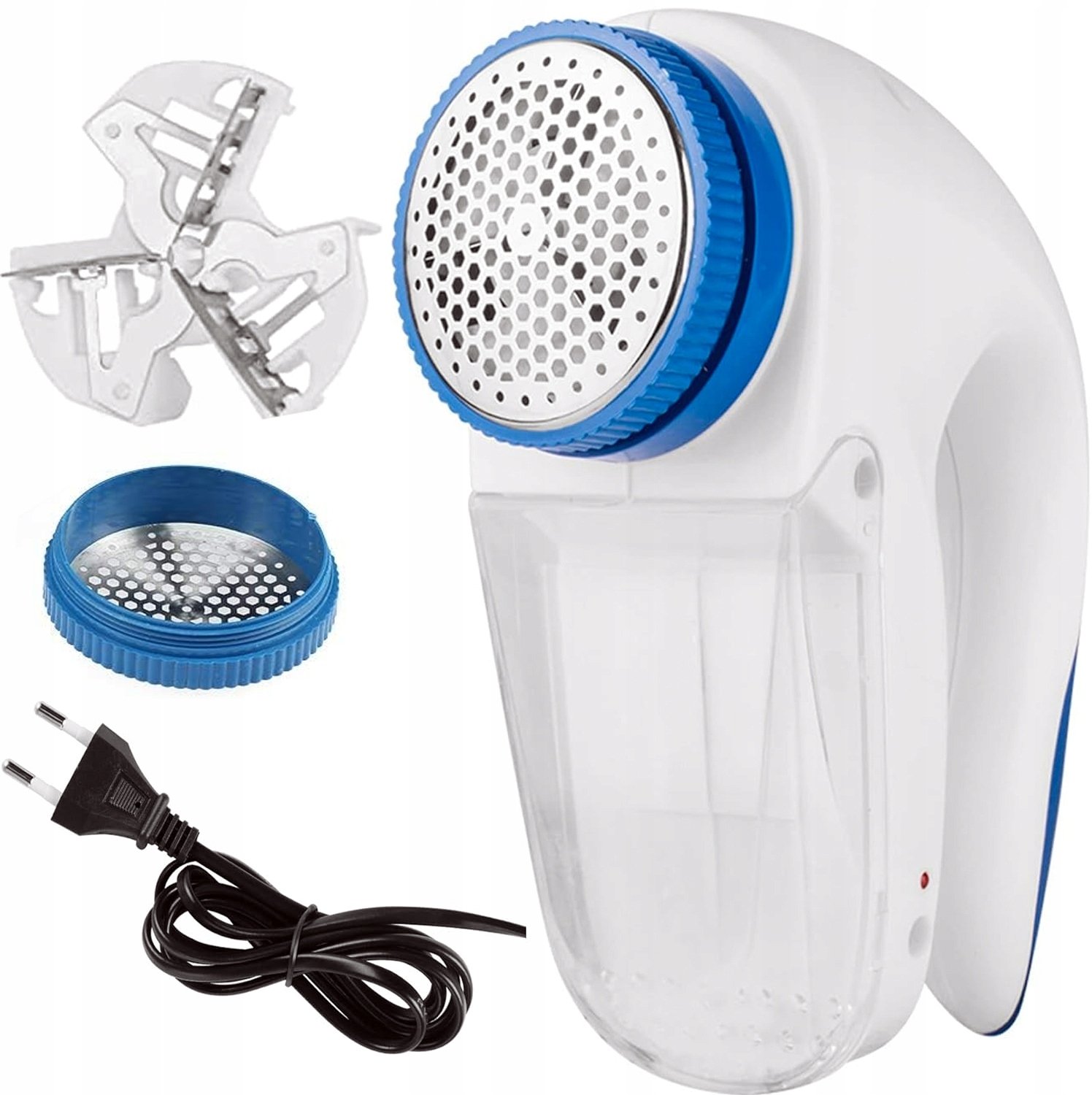 GOLARKA DO UBRAŃ MASZYNKA ELEKTRYCZNA DO ODZIEŻY SWETRÓW TKANIN + 3 OSTRZA