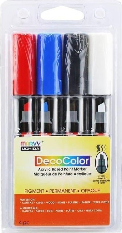 Markery akrylowe 4szt