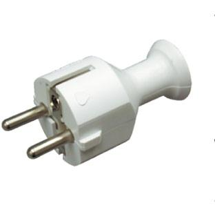 Opal Wtyczka prosta rozbieralna WT-40 2P+Z 16A biała