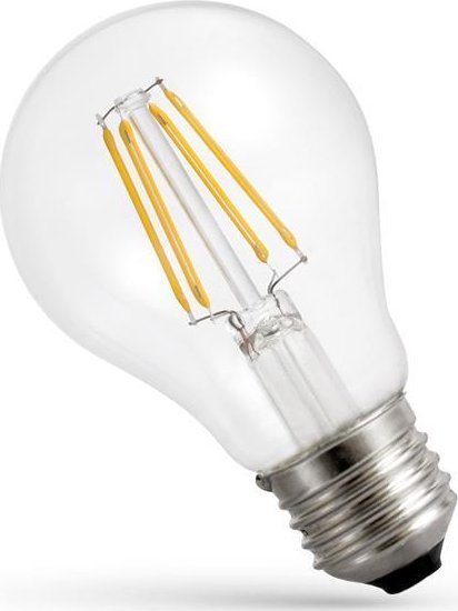 Spectrum Żarówka LED GLS COG CLEAR E-27 230V 7W NW neutralna SPECTRUM