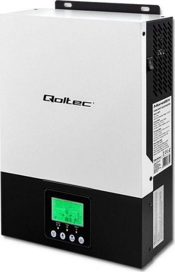 Qoltec Hybrydowy inwerter solarny Off-Grid 2.4kW | 80A | MPPT | Sinus