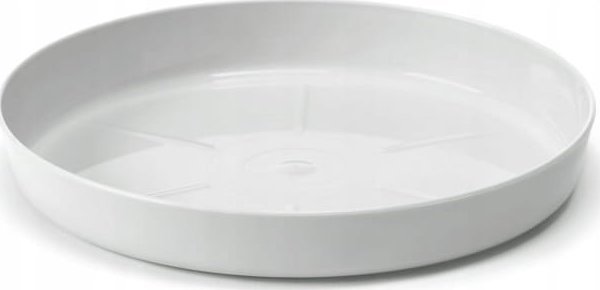 Podstawka jasnoszara pod doniczkę 11,2 cm Plastikowa