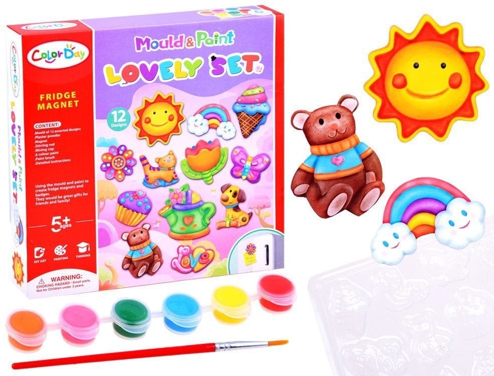 Kreatywny zestaw Zrób to sam kolorowe magnesy ZA2878